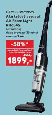Kaufland Rowenta Aku tyčový vysavač Air Force Light RH6545 nabídka