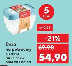 Kaufland Dóza na potraviny nabídka