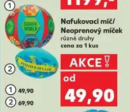 Kaufland Nafukovací míč/Neoprenový míček nabídka