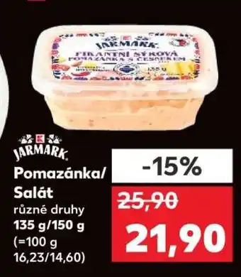 Kaufland Jarmark Pomazánka/Salát nabídka