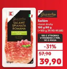 Kaufland Salám různé druhy nabídka