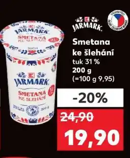 Kaufland Jarmark Smetana ke šlehání nabídka