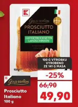 Kaufland Prosciutto Italiano 100 g nabídka