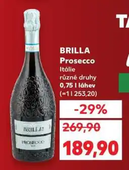 Kaufland Brilla Prosecco nabídka