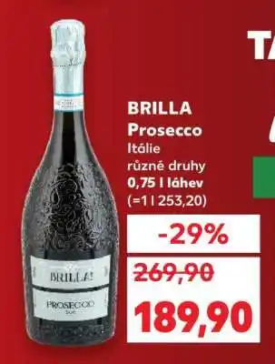 Kaufland Brilla Prosecco nabídka