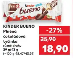 Kaufland KINDER BUENO nabídka