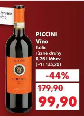 Kaufland PICCINI Víno nabídka