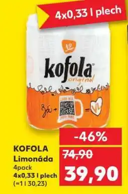 Kaufland KOFOLA Limonáda 4pack nabídka