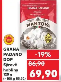 Kaufland GRANA PADANO DOP Sýrové hobliny 125 g nabídka