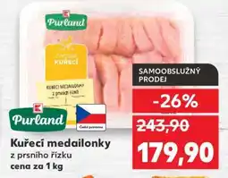 Kaufland Kuřecí medailonky z prsího řízku nabídka