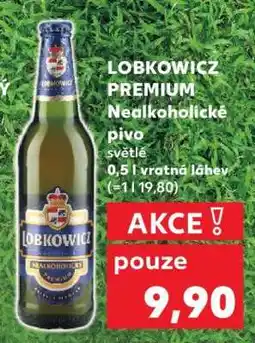 Kaufland LOBKOWICZ PREMIUM Nealkoholické pivo nabídka
