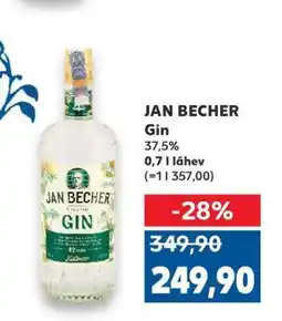 Kaufland Jan Becher Gin nabídka