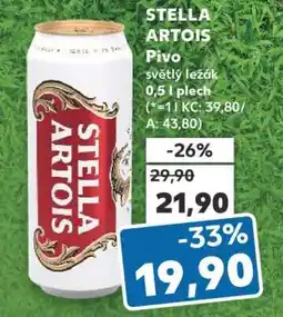 Kaufland Stella Artois nabídka