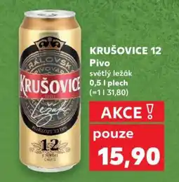 Kaufland KRUŠOVICE 12 Pivo nabídka