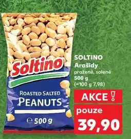 Kaufland SOLTINO Arašídy pražené, solené 500 g nabídka