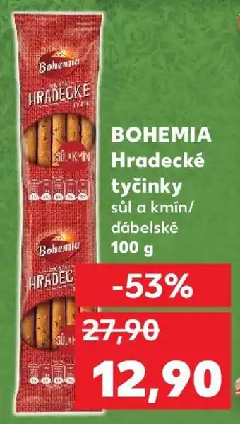 Kaufland BOHEMIA Hradecké tyčinky sůl a kmín/dábelské nabídka