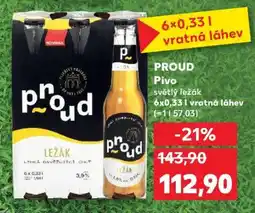 Kaufland PROUD Pivo nabídka