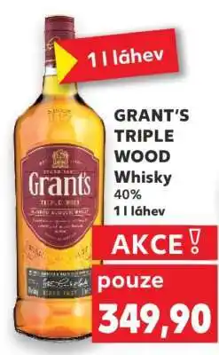 Kaufland Grant’s Triple Wood Whisky nabídka