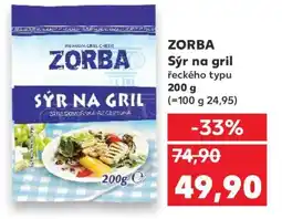 Kaufland ZORBA Sýr na gril řeckého typu 200 g nabídka