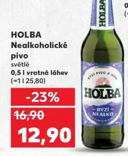 Kaufland HOLBA Nealkoholické pivo nabídka