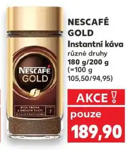 Kaufland Nescafé Gold nabídka