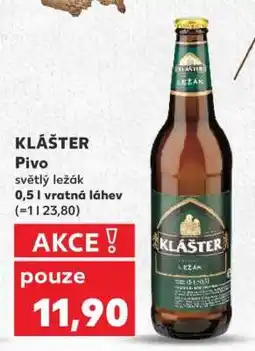 Kaufland KLÁŠTER Pivo nabídka