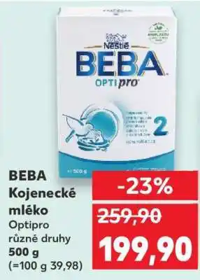 Kaufland BEBA Kojenecké mléko Optipro nabídka