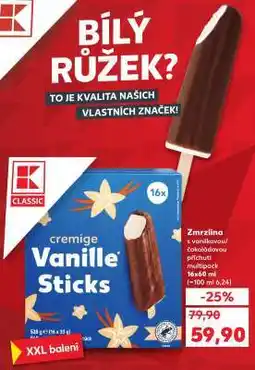 Kaufland Zmrzlina s vanilkovou/čokoládovou příchutí multipack nabídka