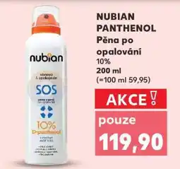 Kaufland NUBIAN PANTHENOL nabídka