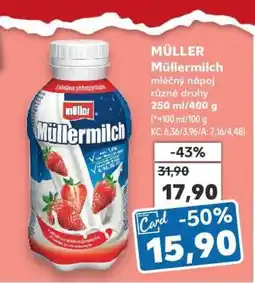 Kaufland MÜLLER Müllermilch nabídka