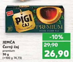 Kaufland JEMČA Černý čaj premium nabídka