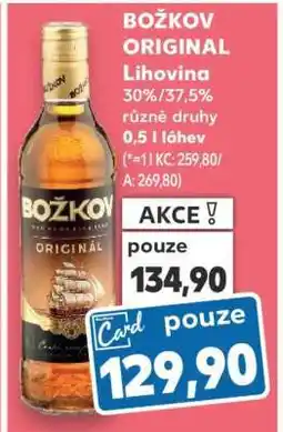 Kaufland Božkov Originál nabídka