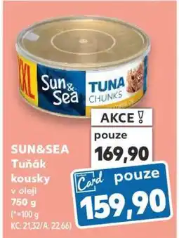 Kaufland SUN&SEA Tuňák kousky v oleji nabídka