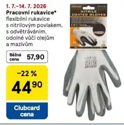 Tesco Pracovní rukavice nabídka