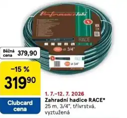 Tesco Zahradní hadice RACE nabídka