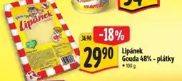 Albert Lipánek Gouda 48% - plátky nabídka