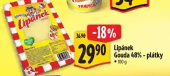 Albert Lipánek Gouda 48% - plátky nabídka