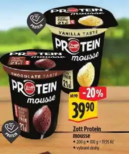 Albert Zott Protein mousse nabídka