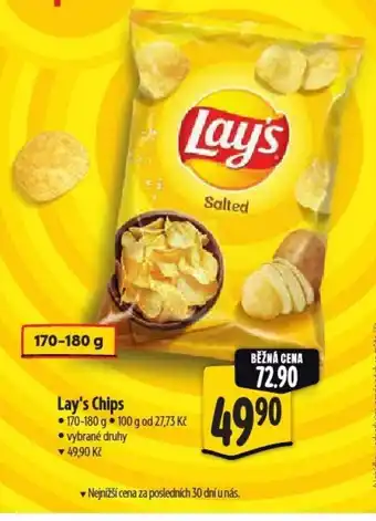Albert Lay's Chips nabídka