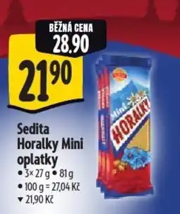 Albert Sedita Horalky Mini oplatky nabídka