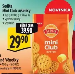 Albert Sedita Mini Club sušenky nabídka