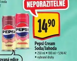 Albert Pepsi Cream Soda/Jahoda nabídka