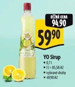 Albert YO Sirup nabídka