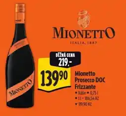 Albert Mionetto Prosecco DOC Frizzante nabídka