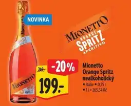 Albert Mionetto Orange Spritz nealkoholický nabídka