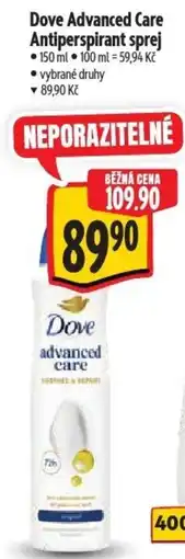 Albert Dove Advanced Care Antiperspirant sprej nabídka