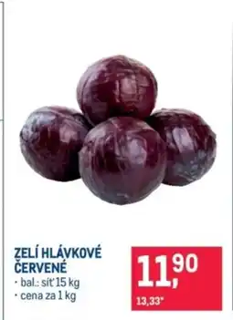 Makro Zelí hlávkové červené nabídka