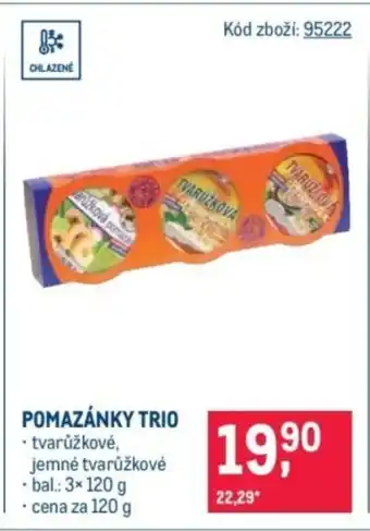 Makro Pomazánky trio nabídka