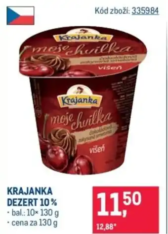 Makro Krajanka dezert 10% nabídka