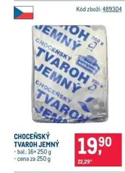 Makro Choceňský tvaroh jemný nabídka
